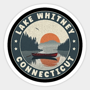 Lake Whitney Connecticut Sunset Sticker